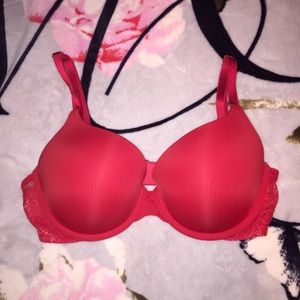 Red Victoria’s Secret Push Up Bra
